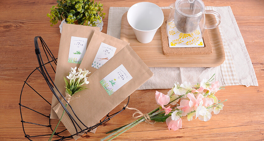 3種類の妊活茶が入ったnunonaの妊活茶セレクト