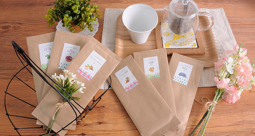 6種類の温活茶が入ったnunonaの温活茶セレクトギフト