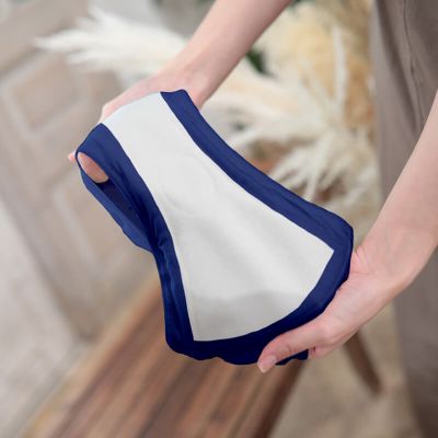 布ナプキン専門店が作った布ナプキン吸水ショーツ[オーガニック｜5層ふんわり厚め・ネイビー]