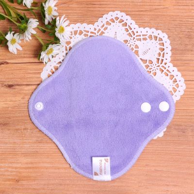 おりもの・ライナー用布ナプキン [ オーガニック｜17cm・起毛｜ラベンダー ]