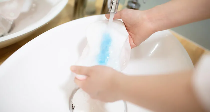 布ナプキンの洗濯は意外と簡単
