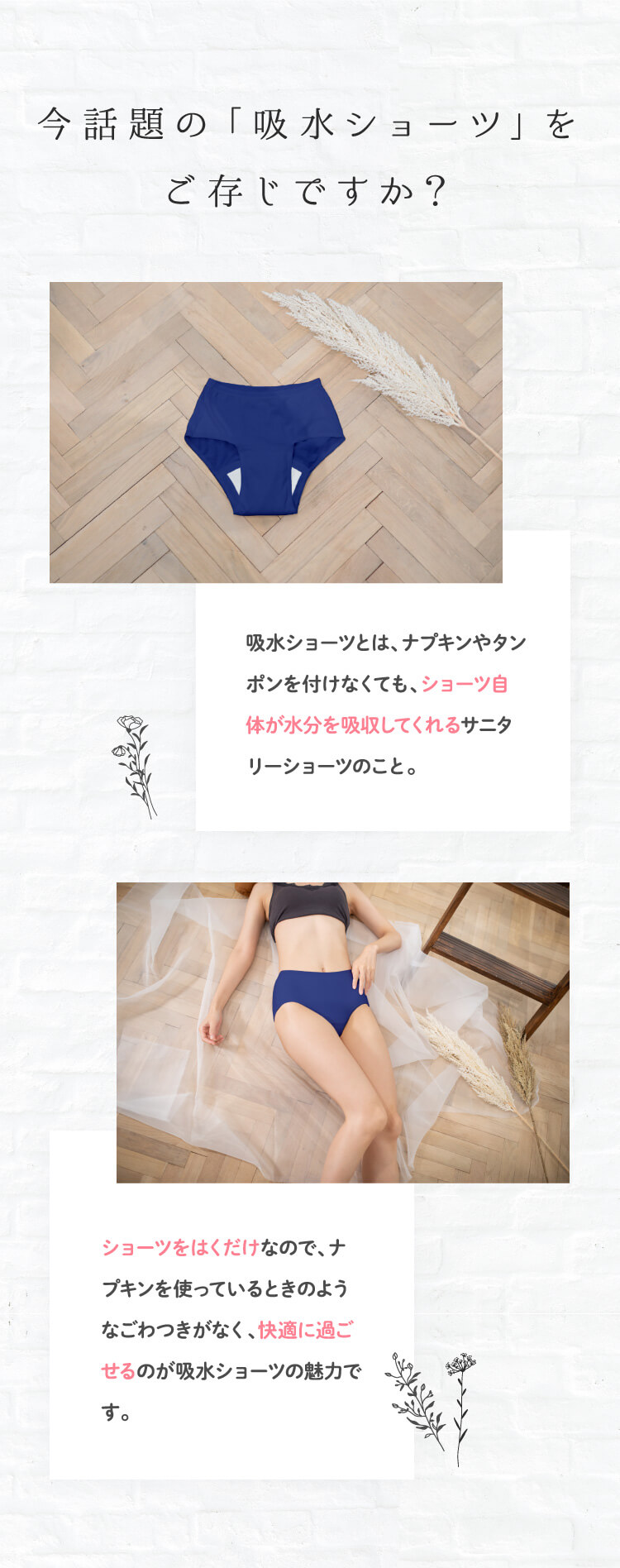 話題の吸水ショーツをしっていますか？
