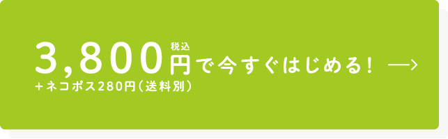 3,800円で今すぐはじめる！