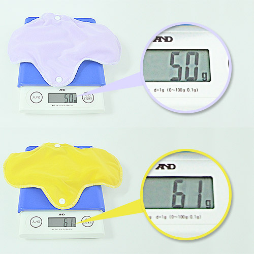 布ナプキンの通気性テスト結果