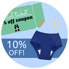 吸水ショーツ10%OFF