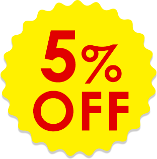 5％OFF