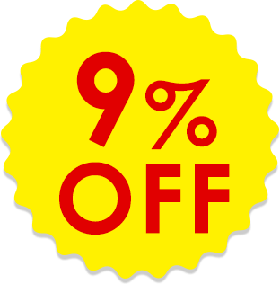 9％OFF