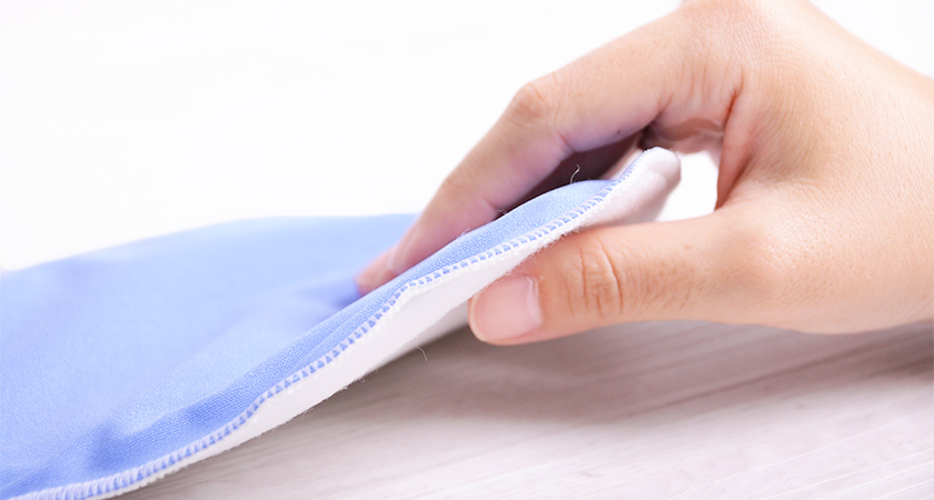 布ナプキンの吸水力の秘密は2種類の布